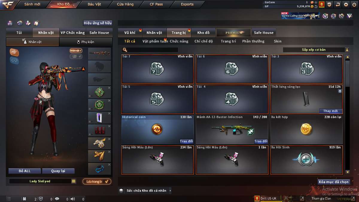 shop acc cf uy tin gia re